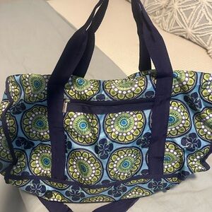 Stylish Blue Patterned Women's Bag